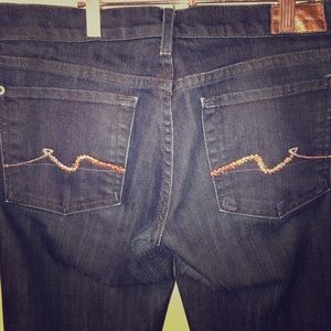 7 for All Mankind Straight Leg Jeans Size 28